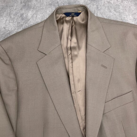 Brooks Brothers 346 Blazer Men 41L Classic Career Wool Stretch Suit Jacket VTG - Picture 2 of 13